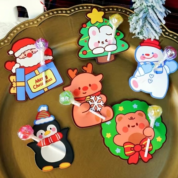 Lollipop Christmas Cards 25 - Picture 1 of 1